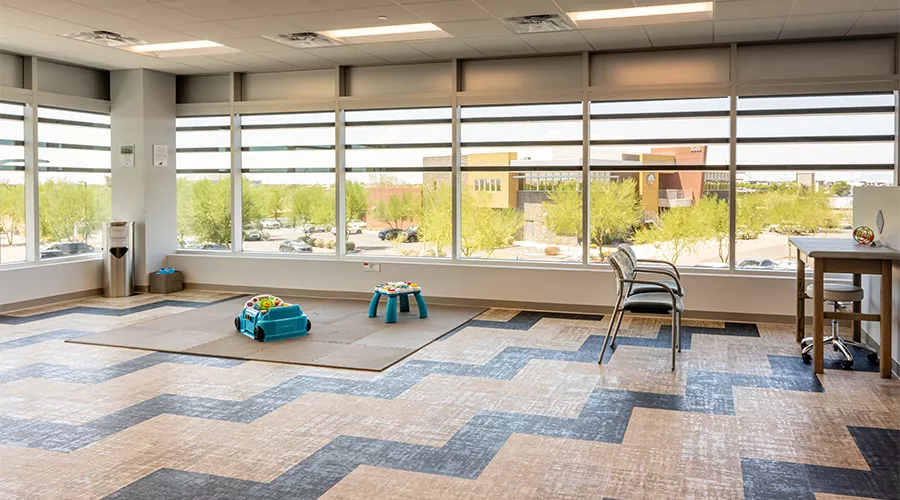Main room at Cranial Technologies Gilbert clinic